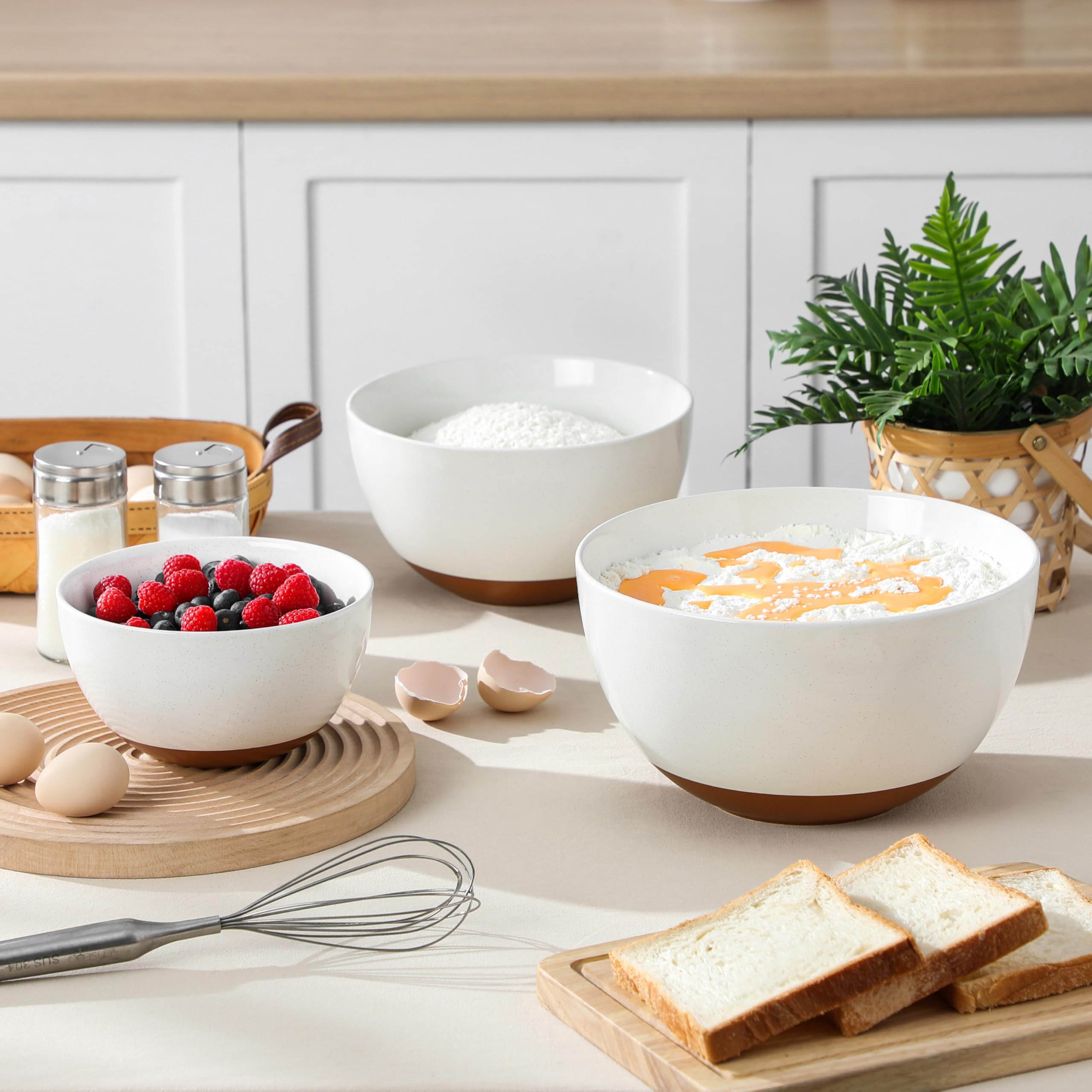 Malacasa Tara dishwasher-safe bowls for quick cleanup