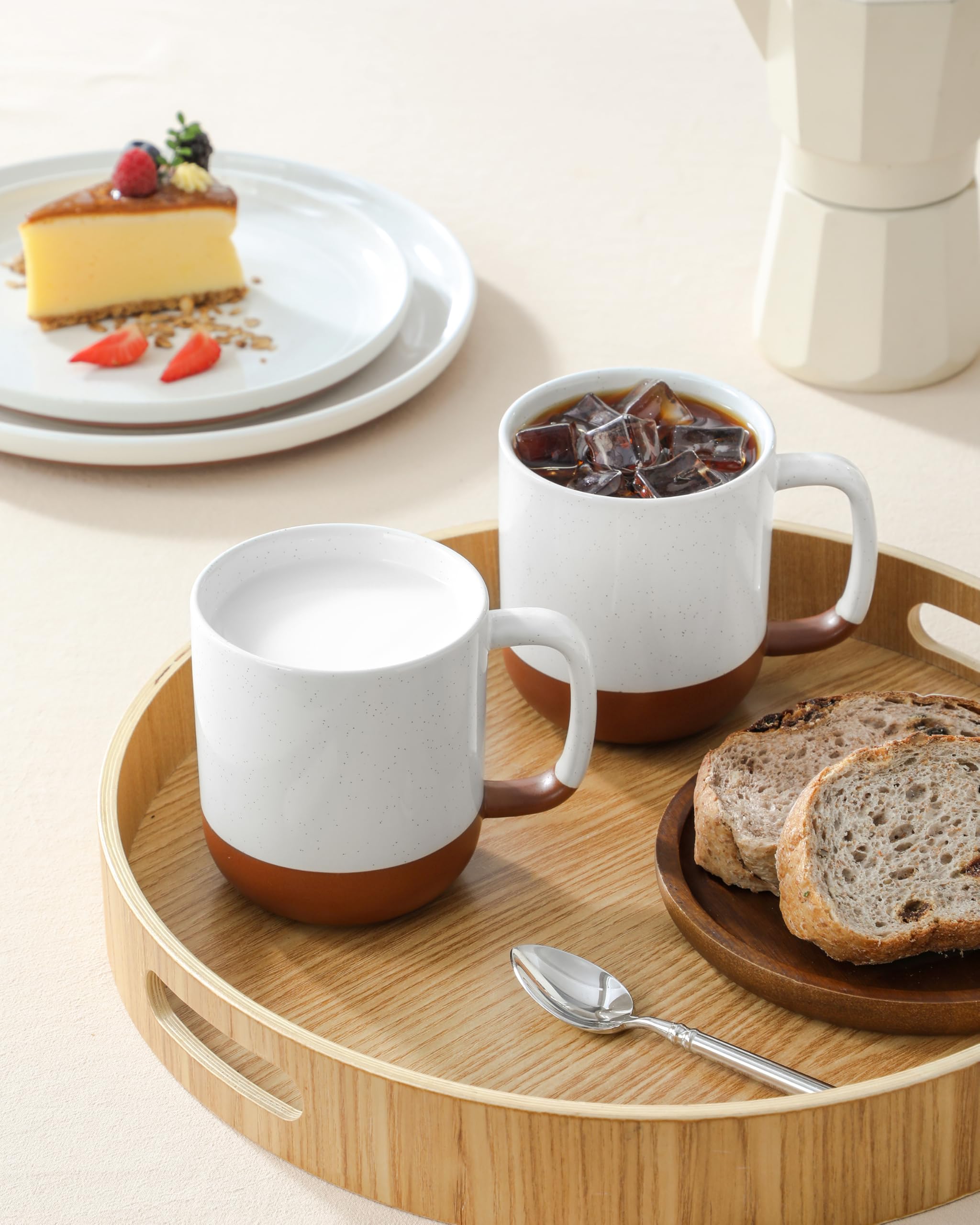 MALACASA Tara mug dishwasher safe for easy cleanup after meals.