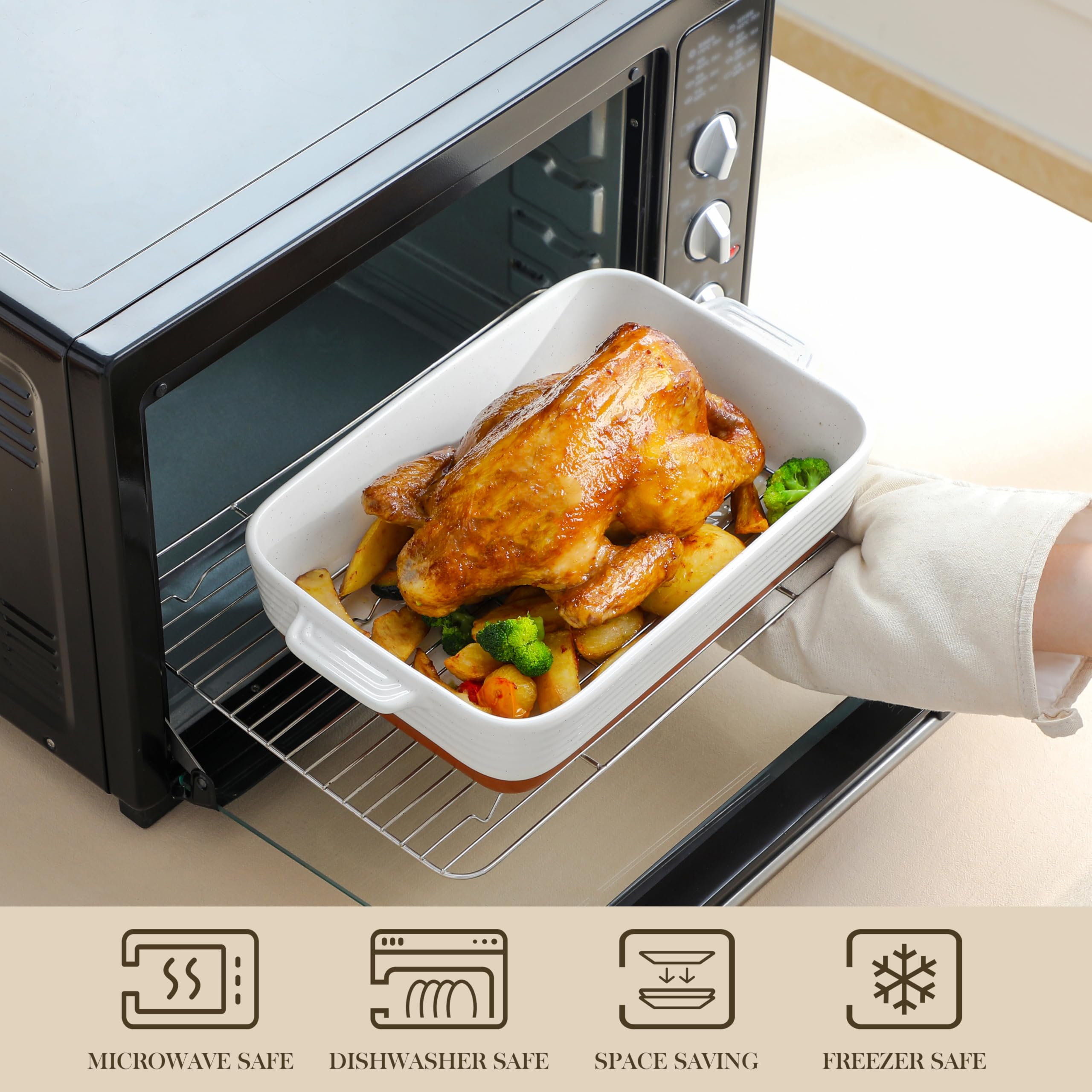 MALACASA Tara double handles provide secure grip for transfer