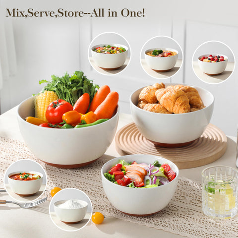 Malacasa Tara durable ceramic bowls resist cracking and chipping