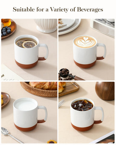 MALACASA Tara mug ergonomic handle provides a comfortable, secure hold.