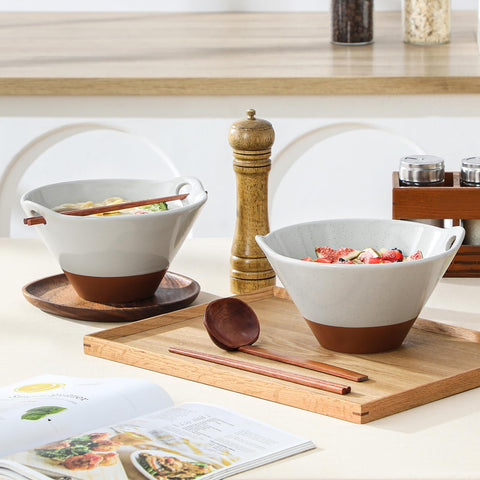 MALACASA Tara bowls are microwave and dishwasher safe for convenient reuse