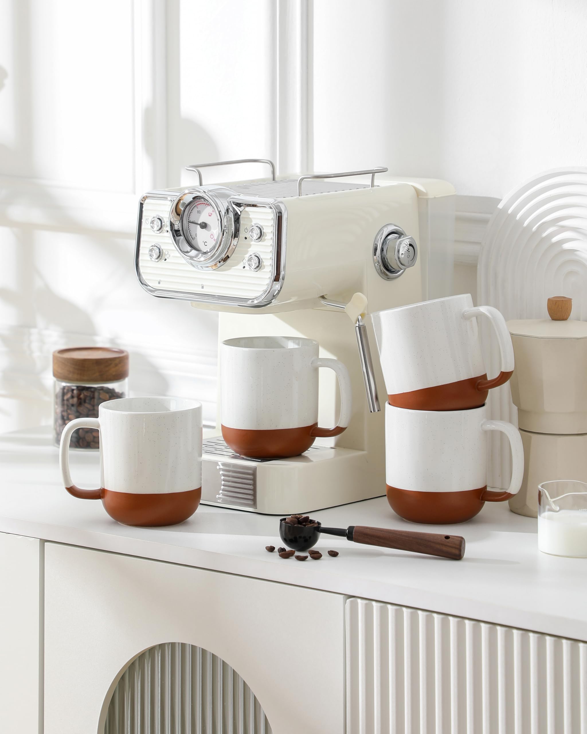 MALACASA Tara mug microwave safe for quick reheats at home or office.