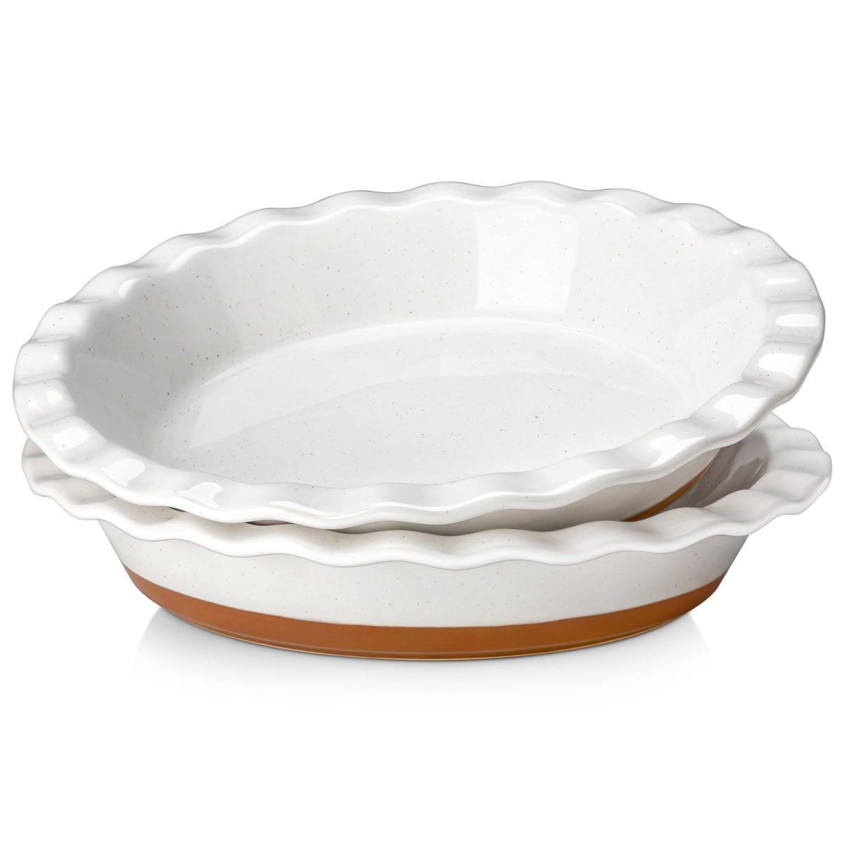 MALACASA Tara pie pan 9-inch deep dish for even browning and generous fillings.