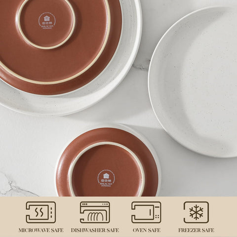 MALACASA Tara 18-piece service for six layout on table