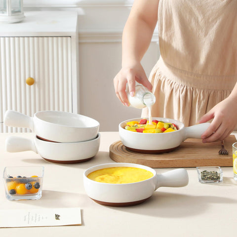 Stackable MALACASA TARA bowls saved for compact storage