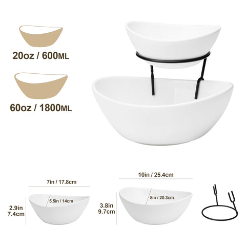 MALACASA upper 20oz dip bowl ideal for sauces and dressings.