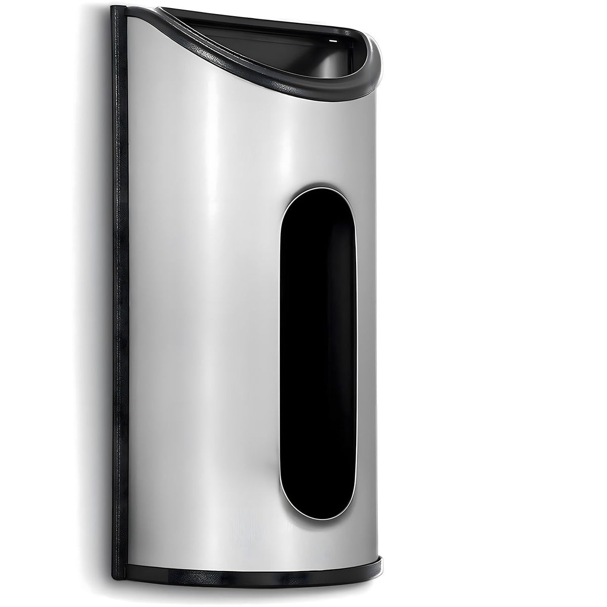 Malmo plastic bag holder with top opening for quick access