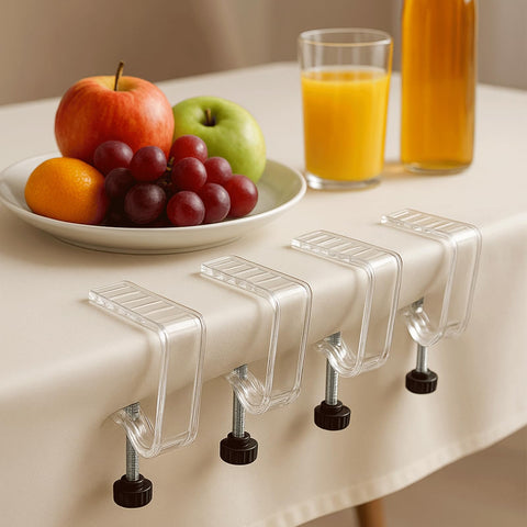MALOGRILL wind-resistant clips ideal for outdoor dining.
