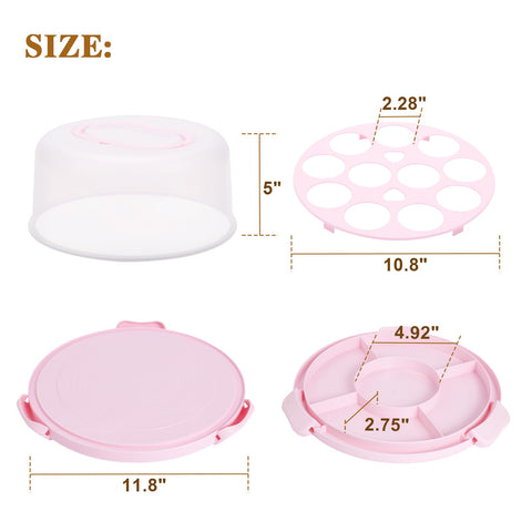 Mamajardin multipurpose storage for cakes, cookies, pies and more