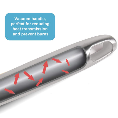 Mamajardin seamless one-piece construction resists food debris buildup and cleans easily.