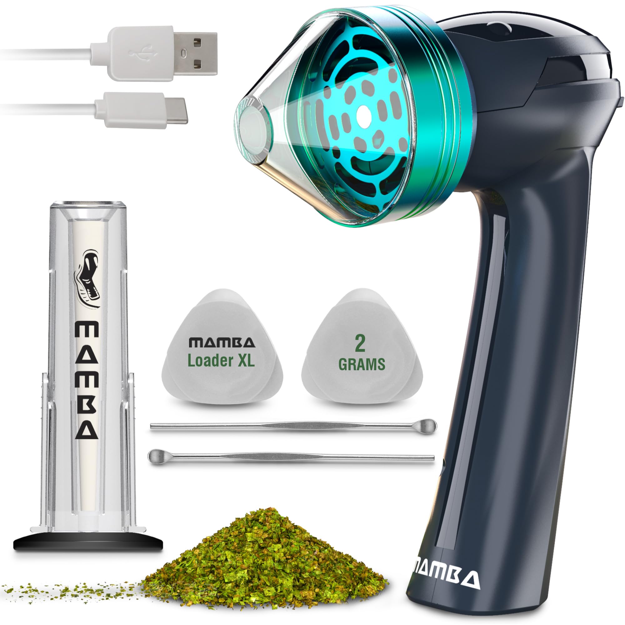 Mamba electric spice grinder compact design for quick, mess-free grinding of herbs