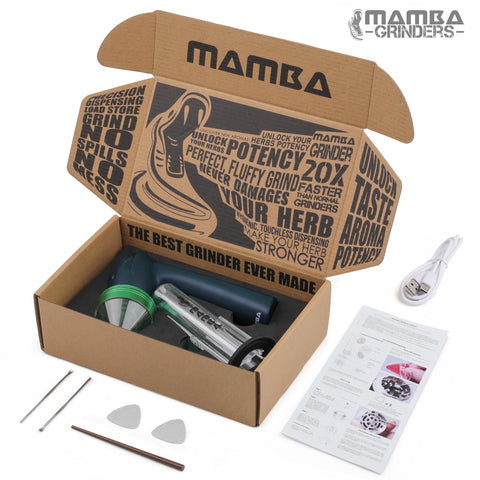Mamba grinder ideal for basil, oregano and cilantro in daily cooking