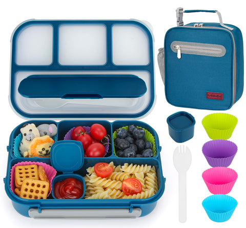 MaMix bento box with four compartments for organized school lunches