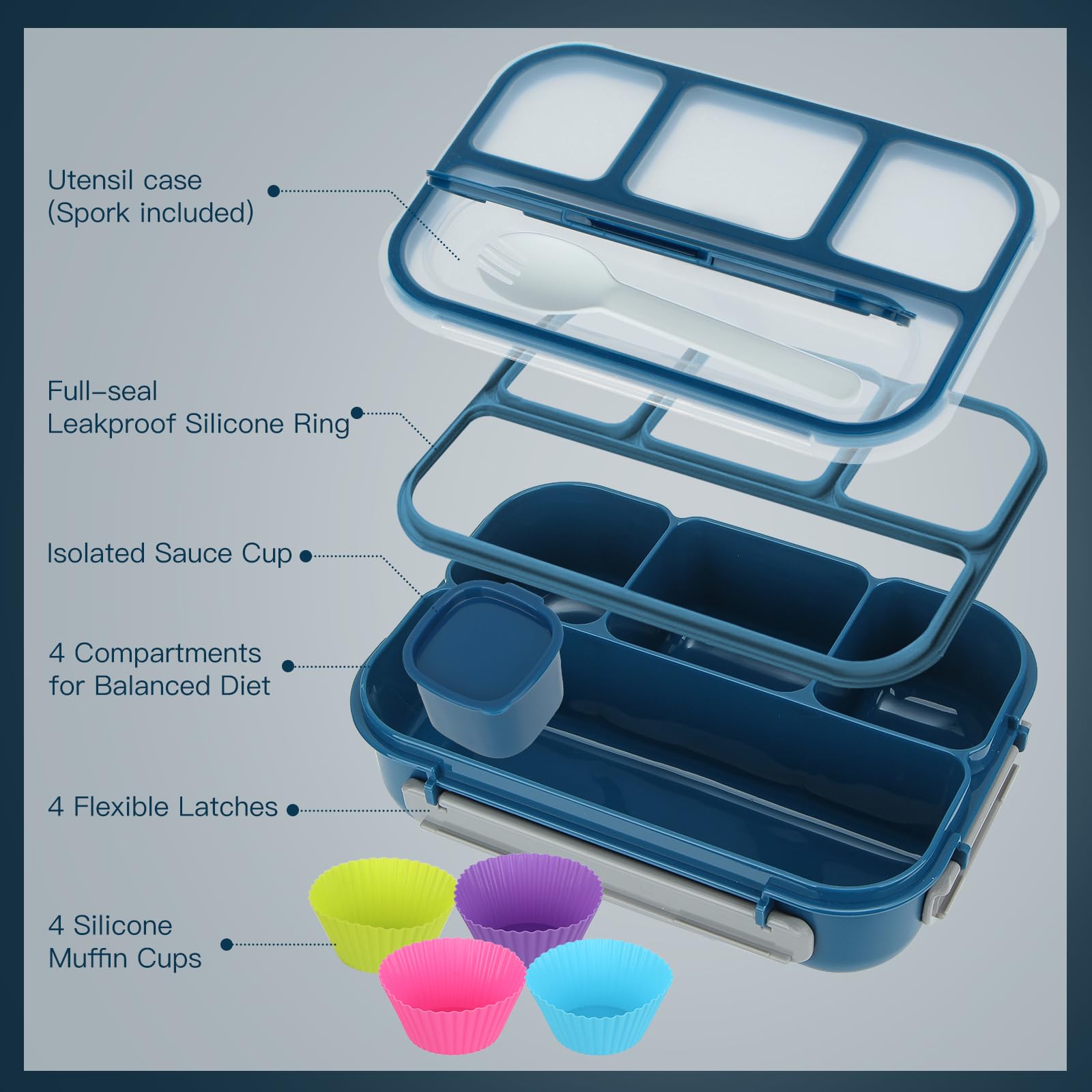 MaMix muffin cups keep portions neat and mess-free