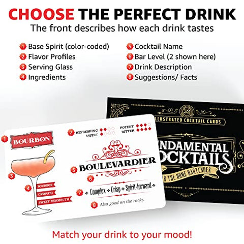 Maneful fundamental cocktails with illustrated instructions guide beginners through each step
