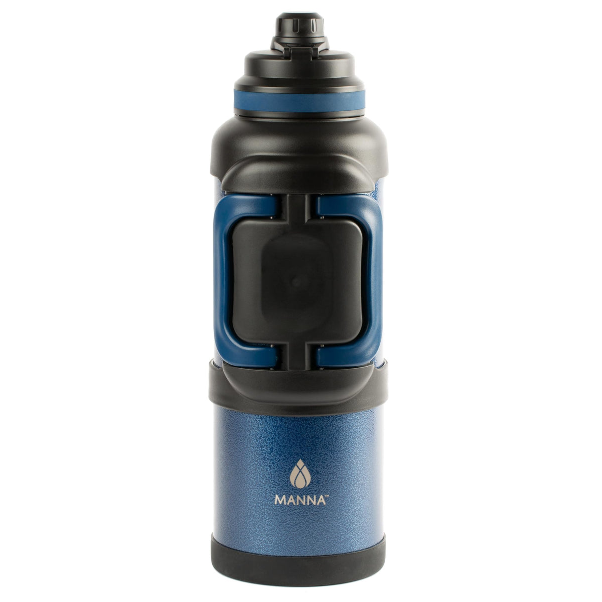 Manna Titan 4L sapphire front view highlights generous capacity for gatherings.