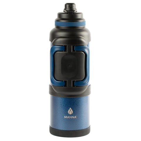 Manna Titan 4L sapphire front view highlights generous capacity for gatherings.