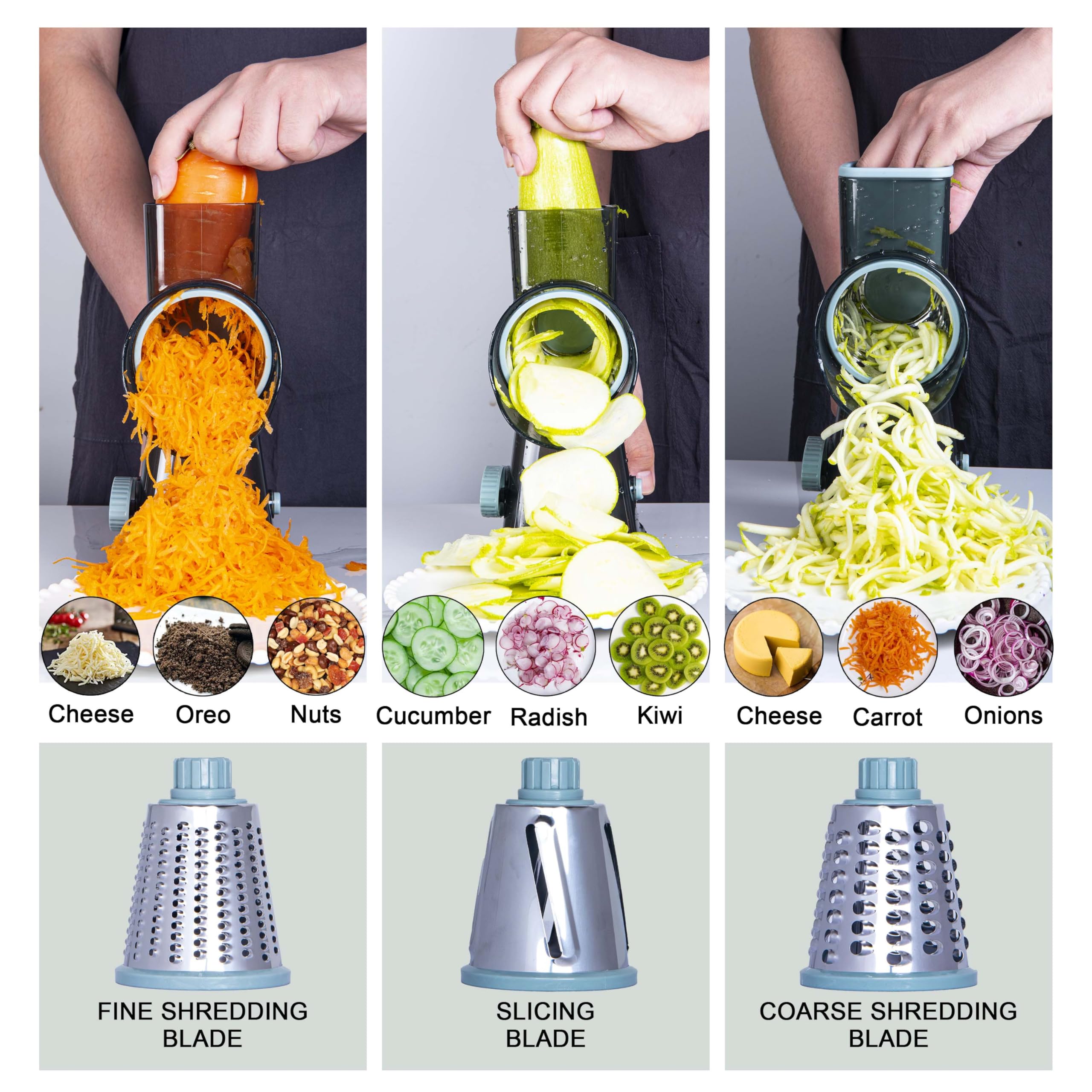 Mannilayco detachable parts are easy to clean under running water or top rack.