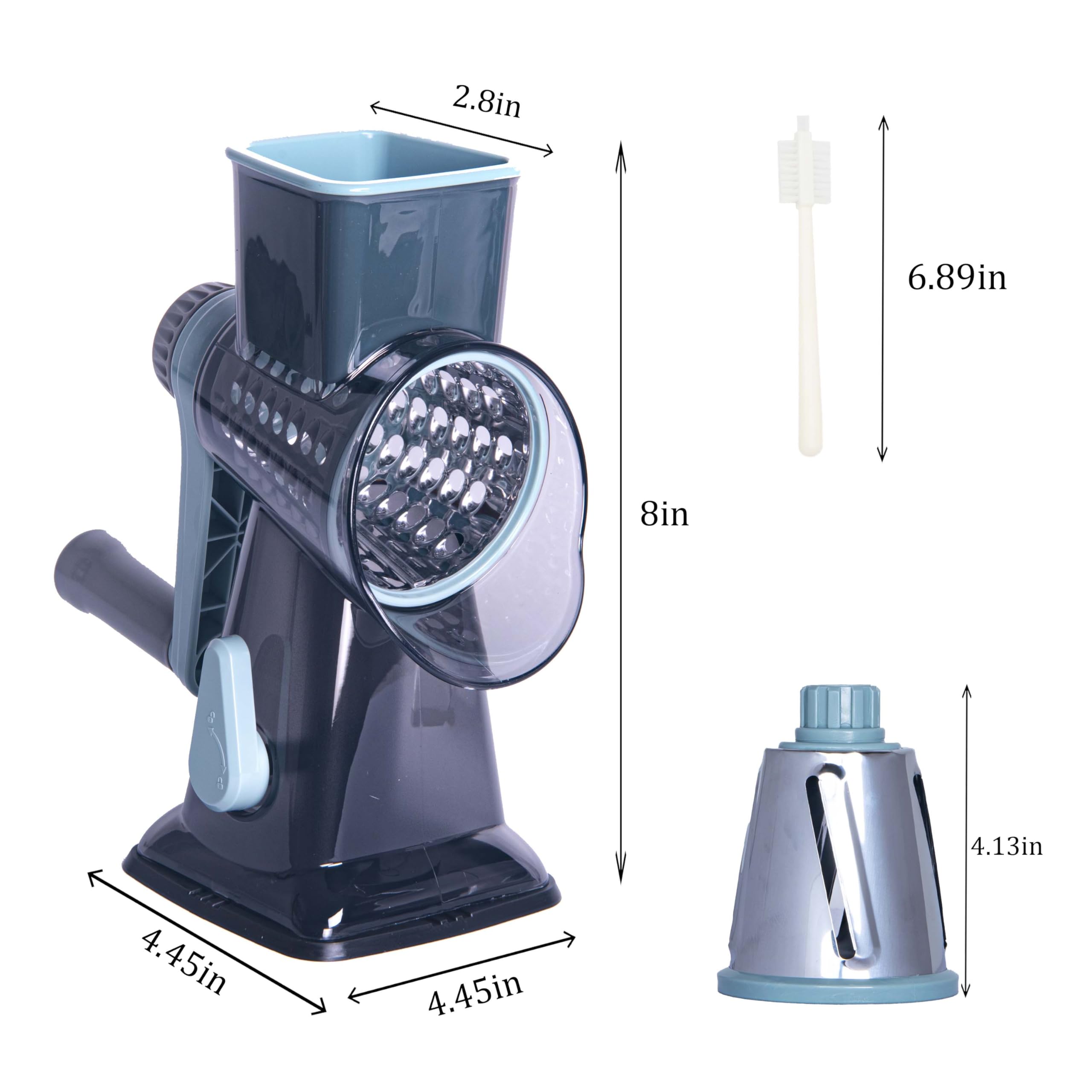 Mannilayco strong suction base keeps grater steady during use.