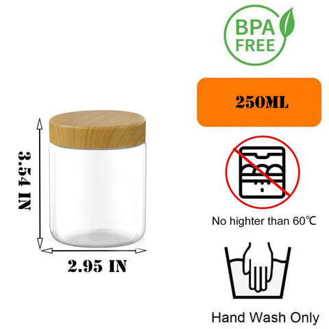 MANSHU clear jar for dry goods organization in the kitchen