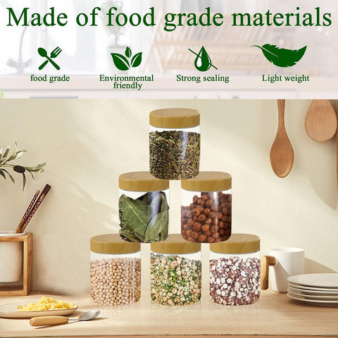 MANSHU reusable 8 oz jar supports long-term kitchen storage