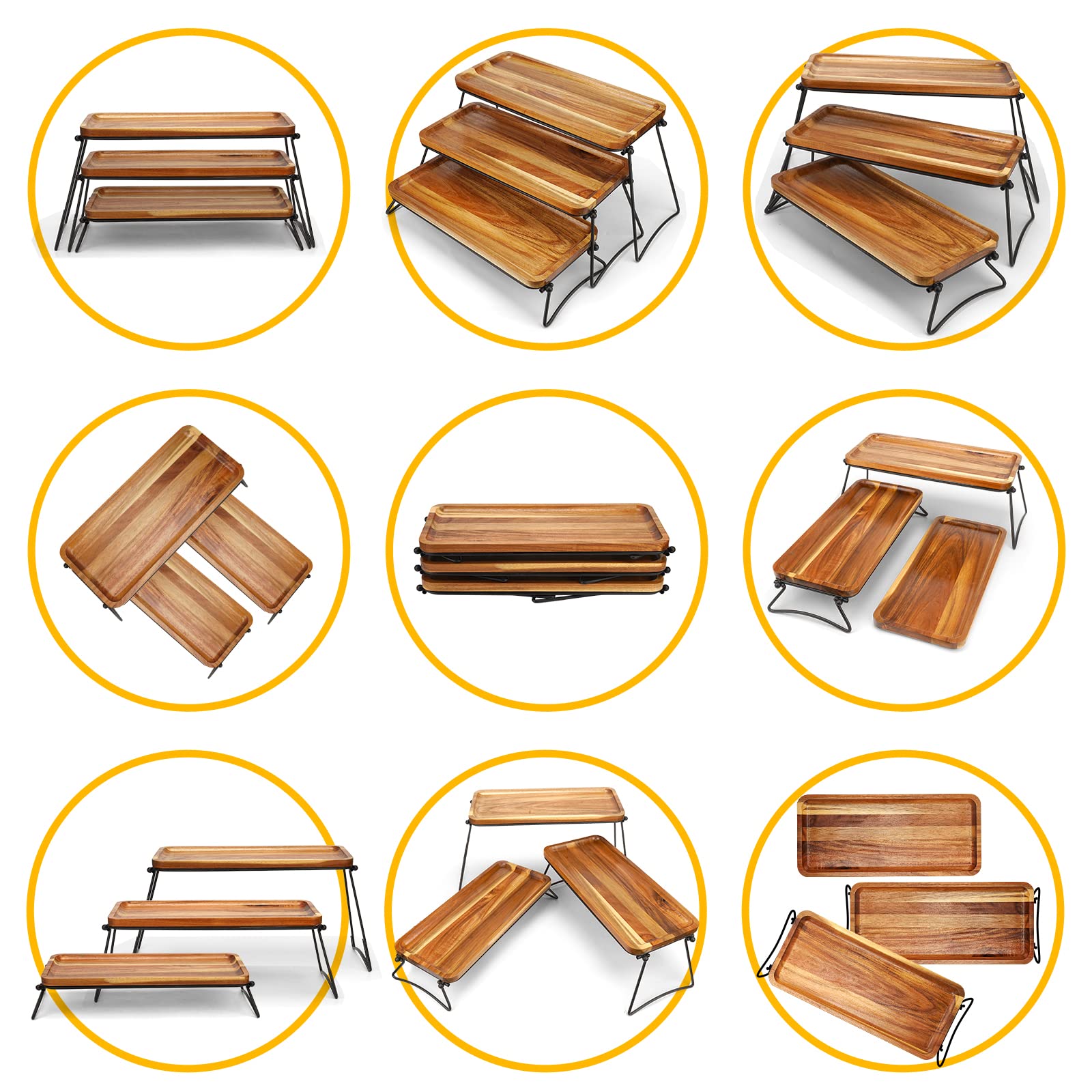 Manspdier natural wood tone appearance adds rustic charm