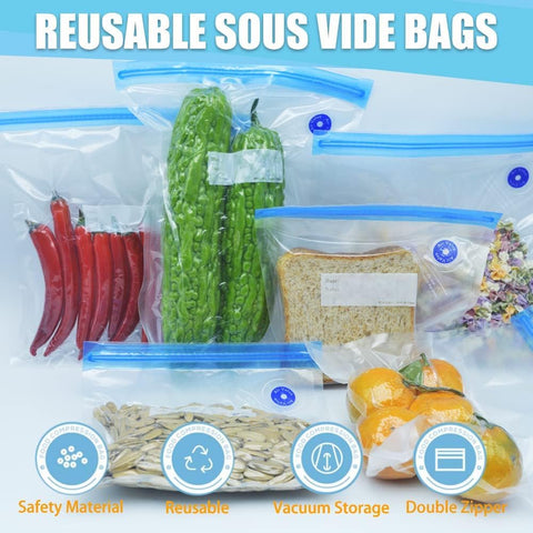 Mantianstar BPA-free sous vide bags for safe storage.