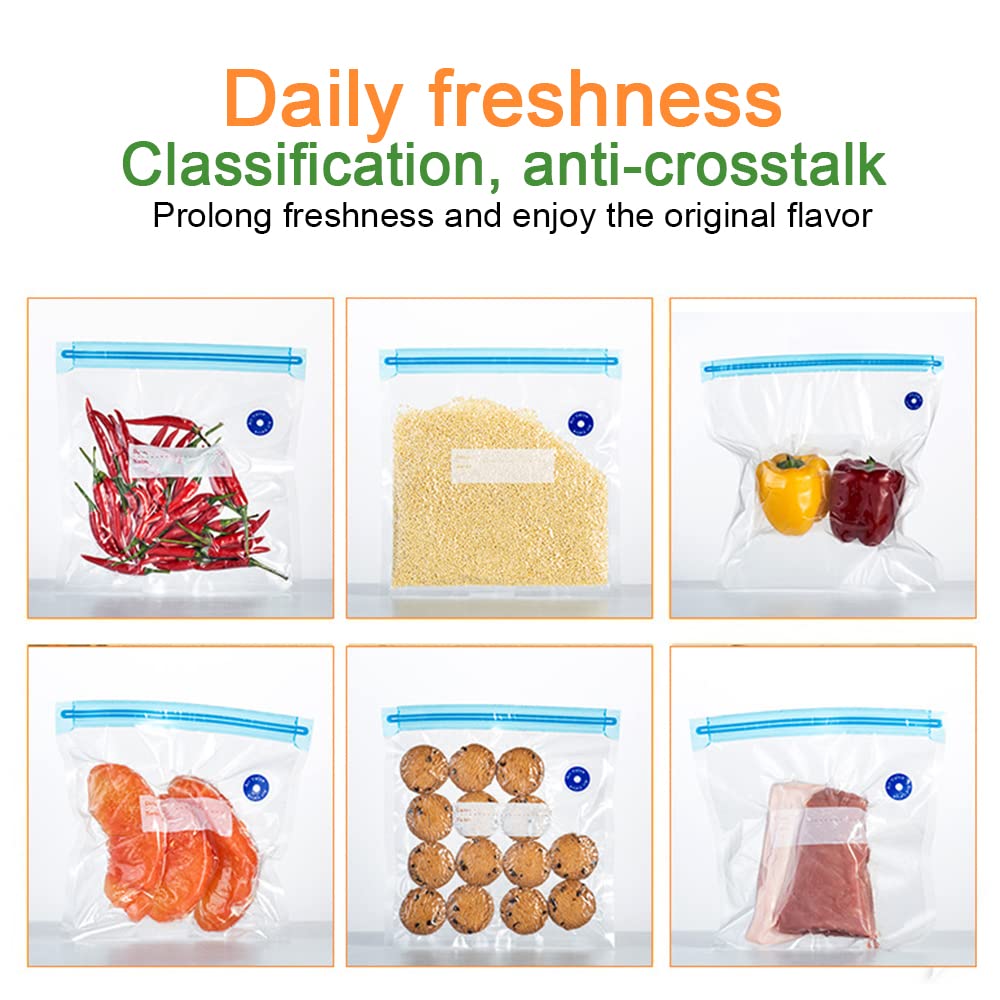Mantianstar sous-vide bags are microwave and freezer safe for versatile kitchen use.