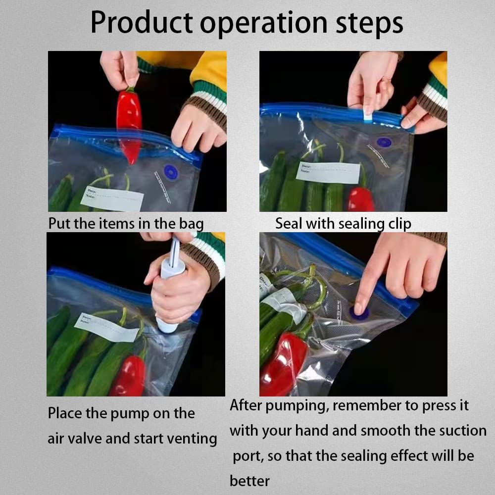 Mantianstar portable sous vide bags for picnic or camping