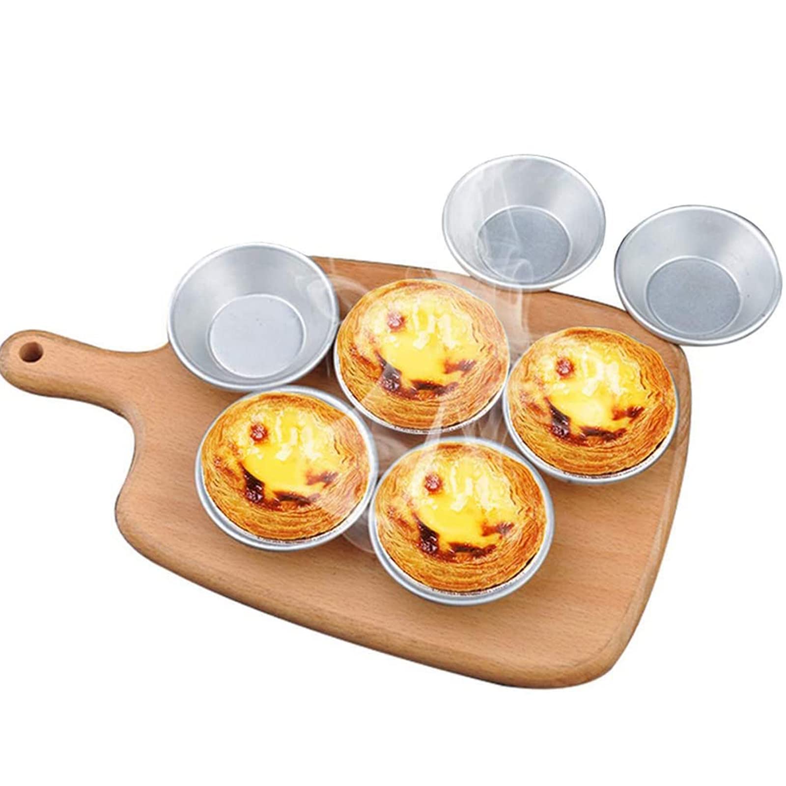 Manwetye non-stick baking cups release cleanly for quick cleanup.