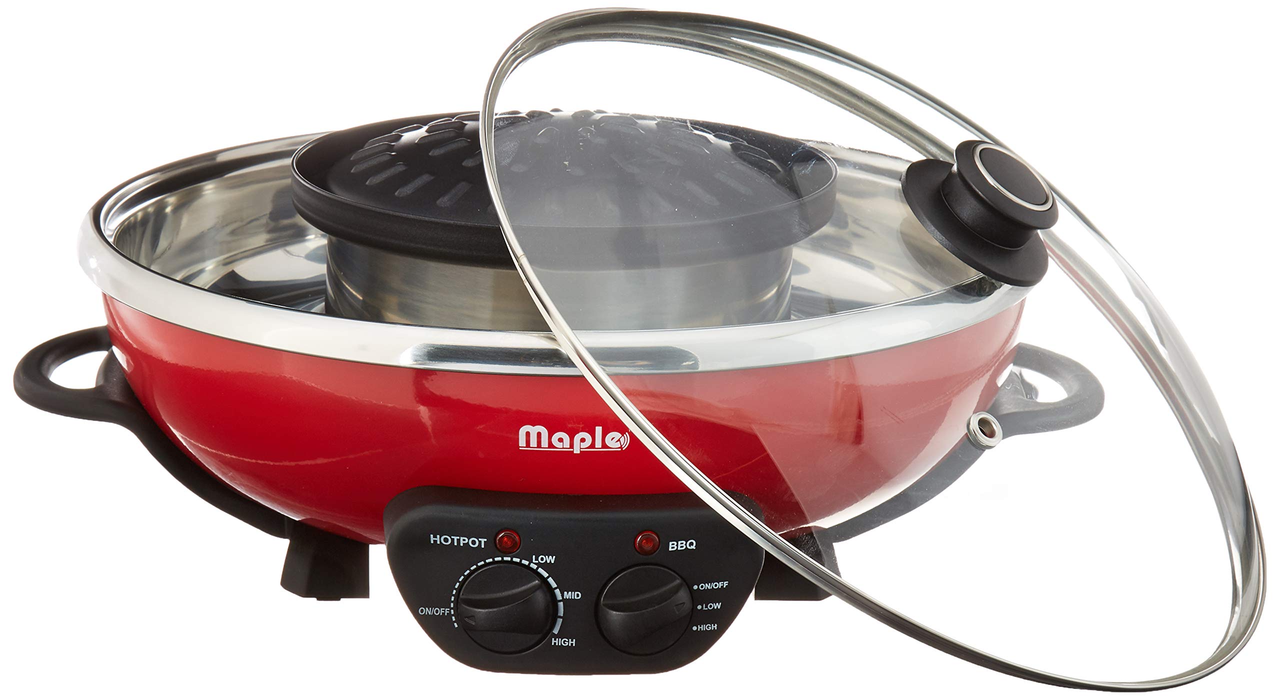 Maple Enjoy Suki 2-in-1 hot pot and grill ready for at-home dining.
