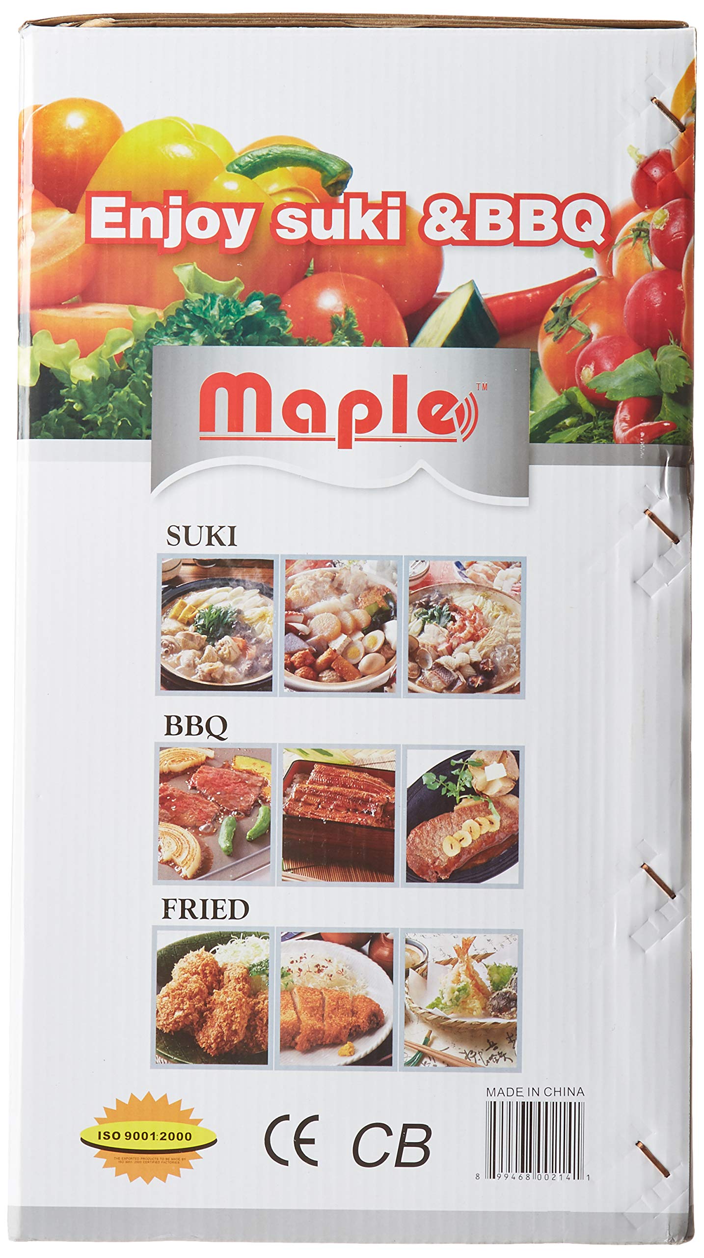 Maple Enjoy Suki 4.5L capacity fits family-sized meals.