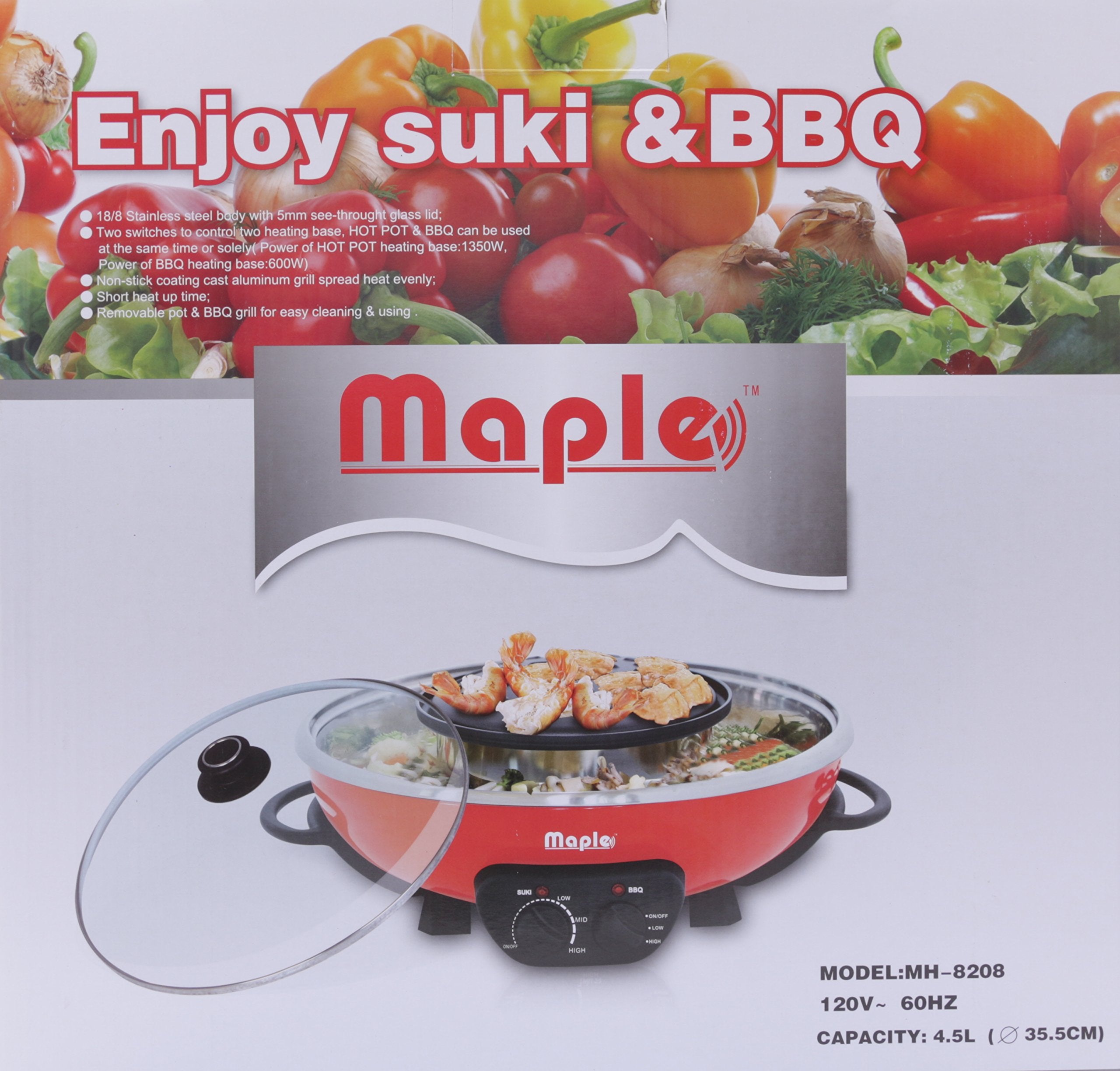 Maple Enjoy Suki easy plug-and-play setup for busy evenings.