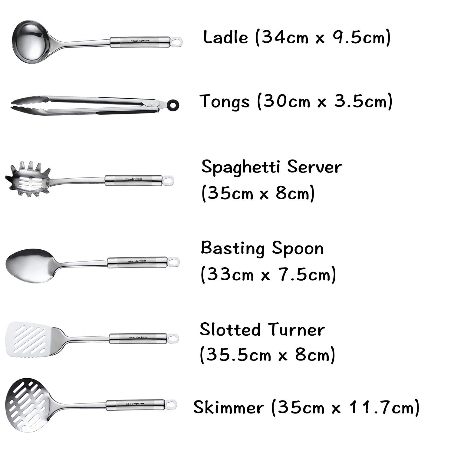 Maphyton spatula for easy flipping and gentle scraping.