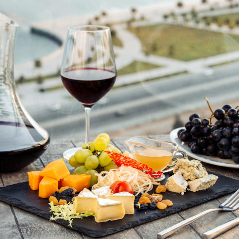 MAPRIAL black slate serving tray ideal for holidays and celebrations.