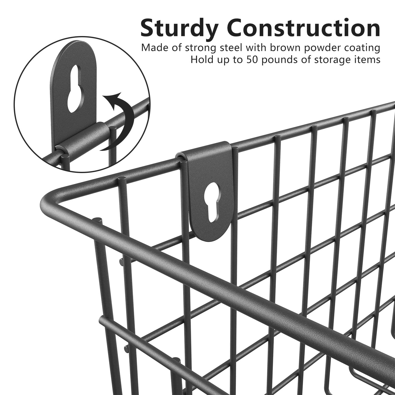 MaraFansie versatile storage baskets keep fruits, veggies, and odds organized.