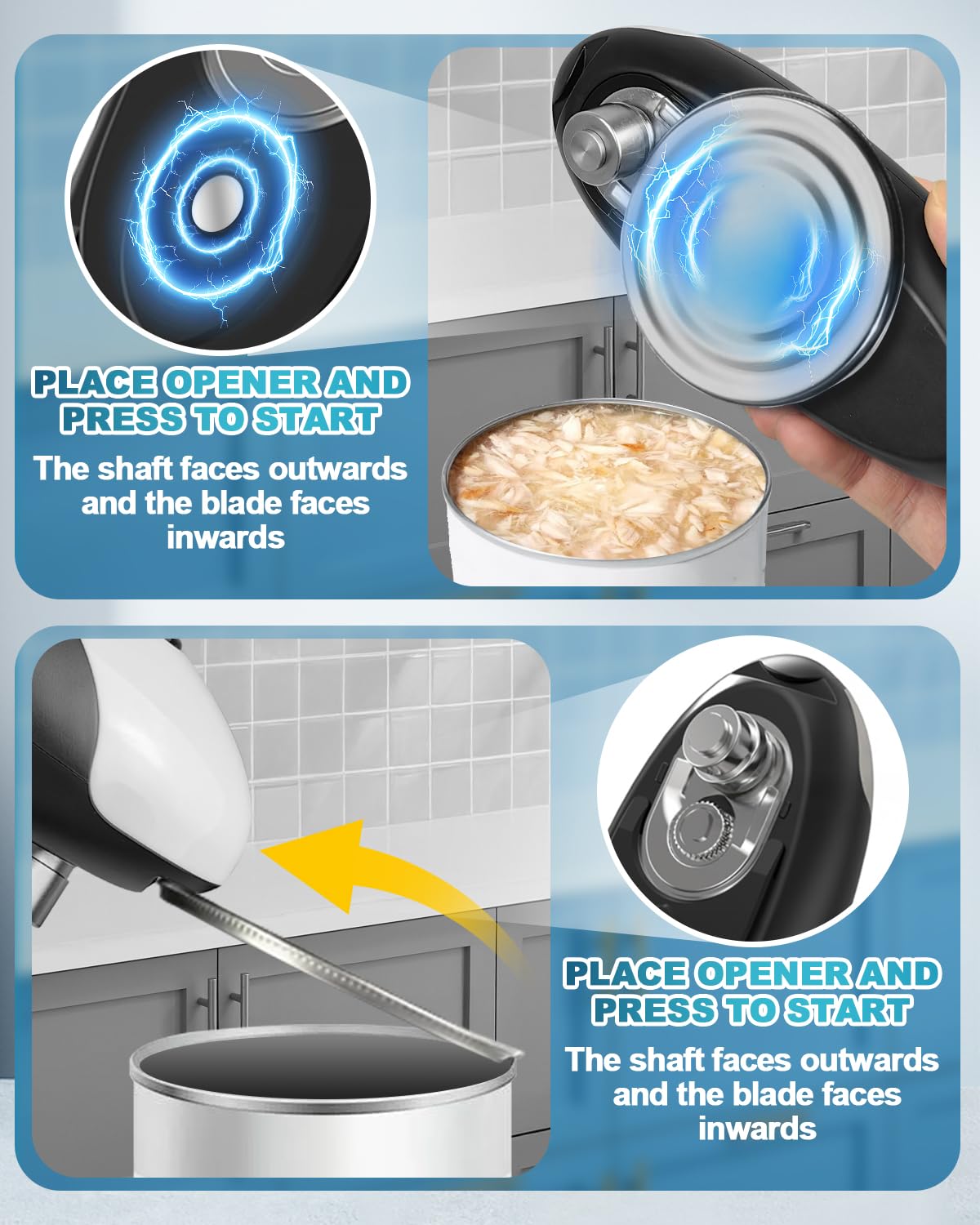 Maraiss magnetic lid lifter keeps lids away from the workspace.