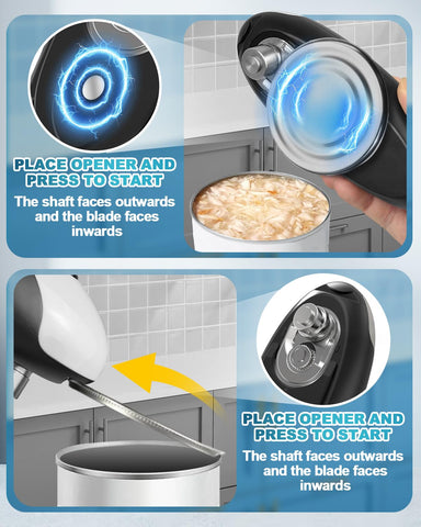 Maraiss magnetic lid lifter keeps lids away from the workspace.