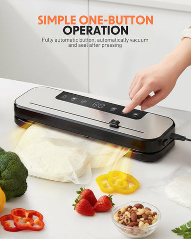 Maraiss vacuum sealer using moist and dry modes for versatile protection.