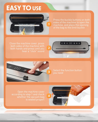 Maraiss vacuum sealer ideal for sous vide and garden harvests.