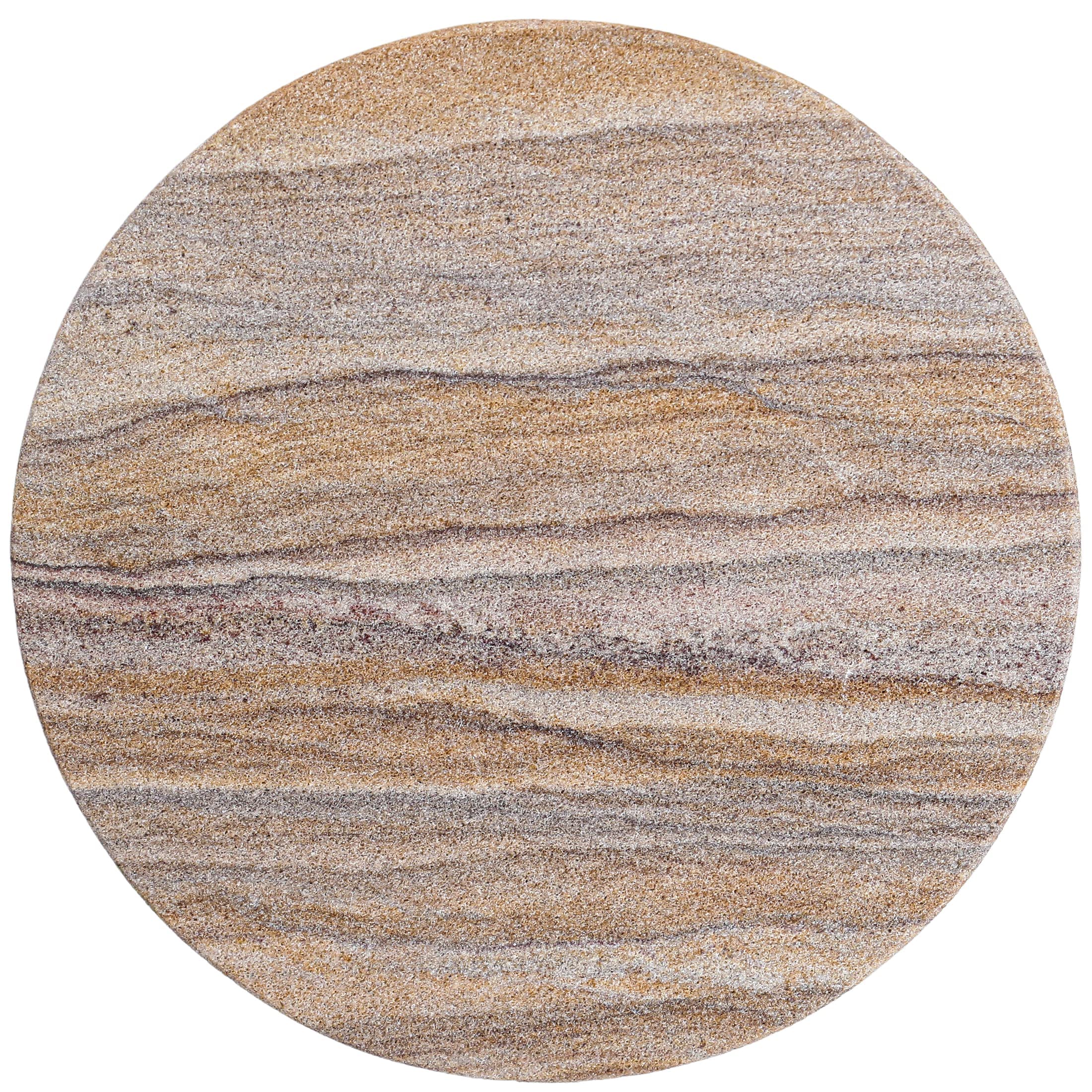 Marbco rainbow sandstone coaster adds earthy texture to kitchen decor