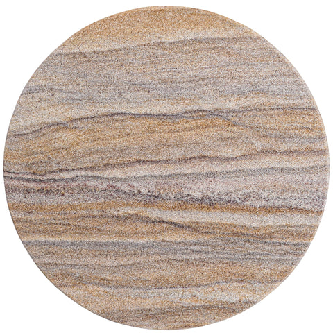 Marbco rainbow sandstone coaster adds earthy texture to kitchen decor