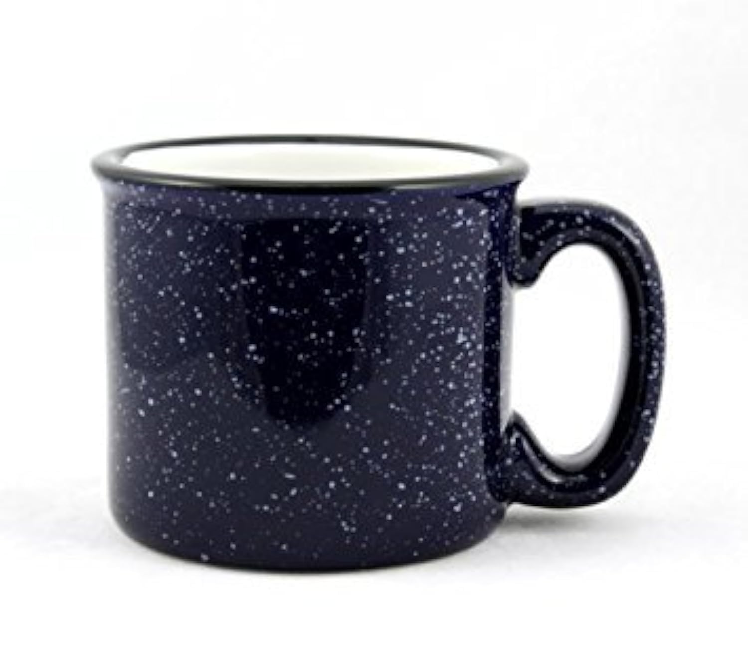 Marble Creek Ceramic Campfire Mug, cobalt blue; fireside coffee or cocoa in a sturdy 15oz mug.