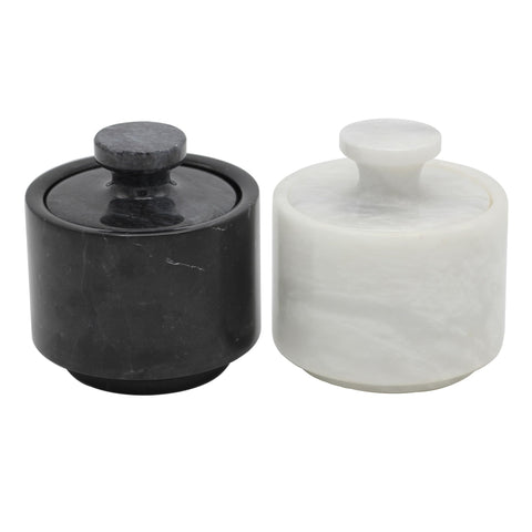 Marble Hives dining table spice keeper complements modern decor