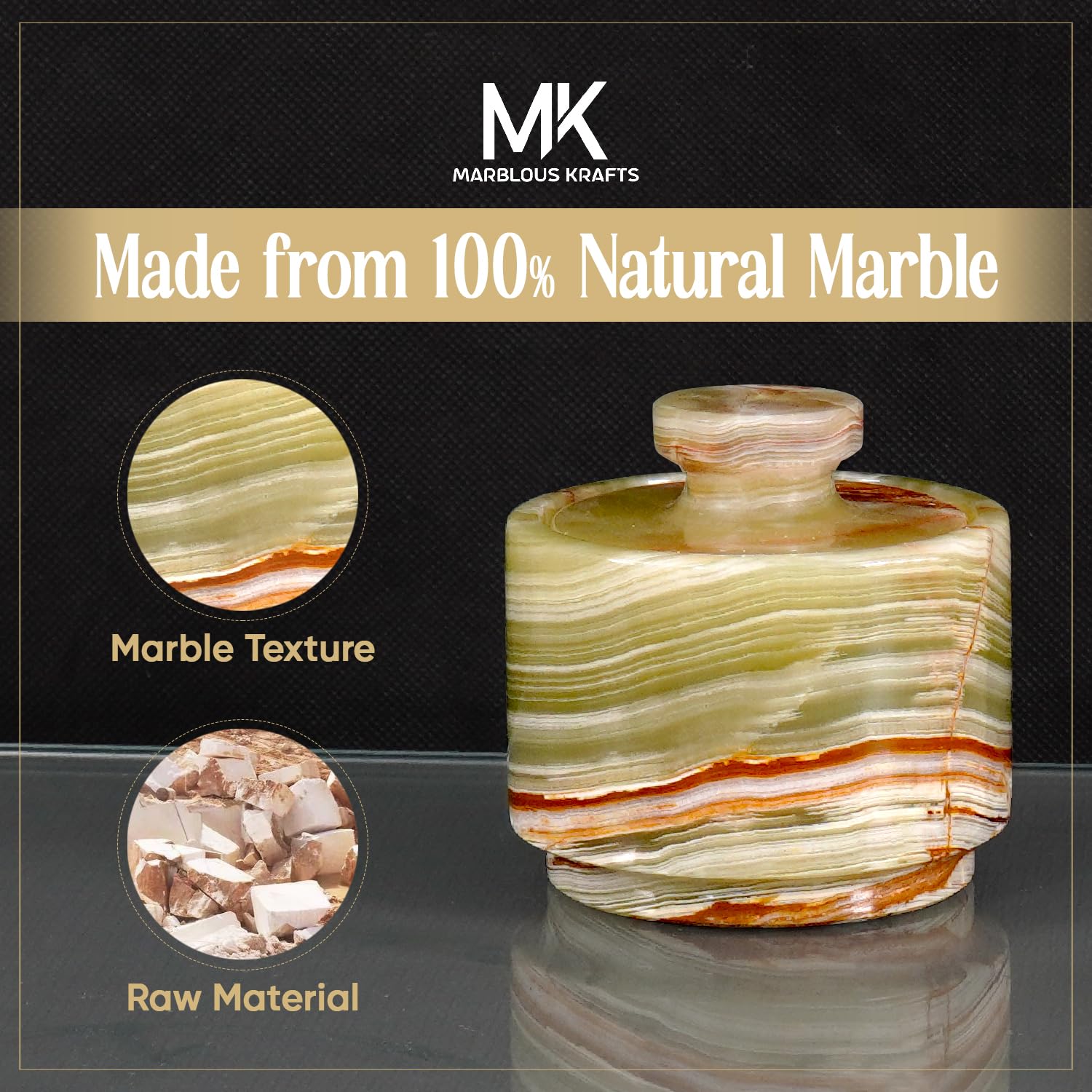 Marblous Krafts Handcrafted Marble Finish adds premium touch to home decor