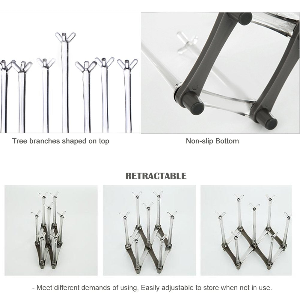 Marbrasse tree-branch top design keeps cups steady during air drying