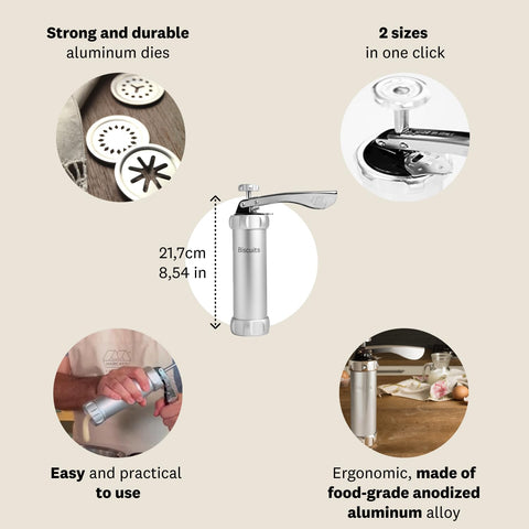 Marcato Atlas Deluxe easy-clean design simplifies post bake cleanup