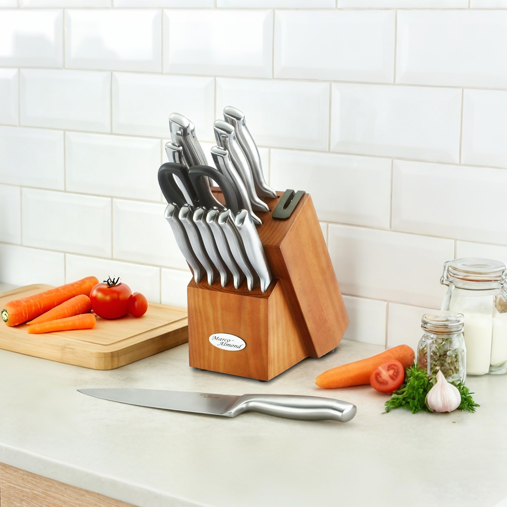 Marco Almond 3.5-inch paring knife handles detail work with precision