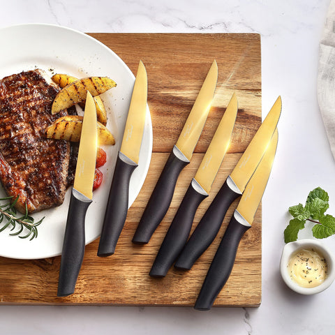 Marco Almond paring knife, 3.5-inch blade for precise prep tasks.